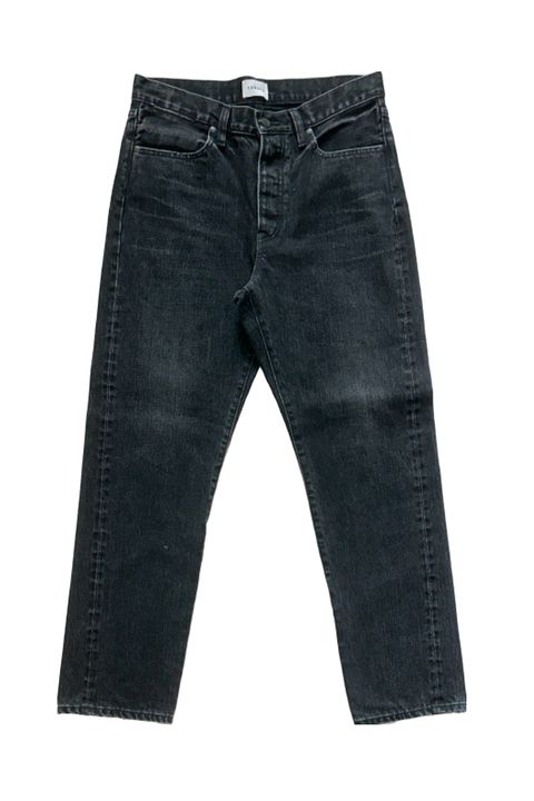 THE STRAIGHT JEAN TROUSERS / ストレートデニムトラウザー / ユニセックス (ブラック)