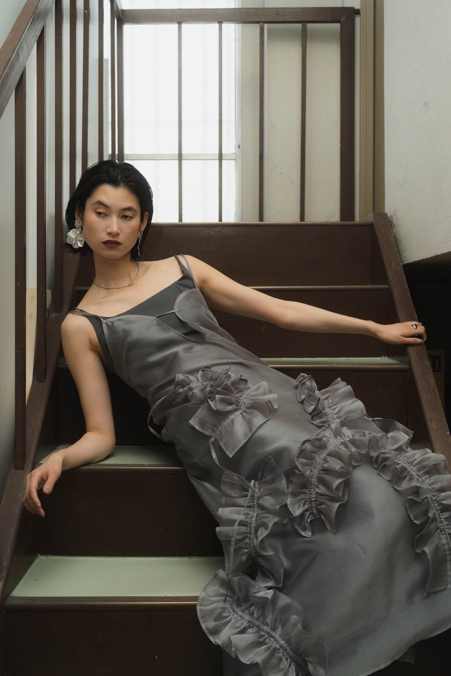 Knuth Marf - layered tulle one piece / レイヤード チュール