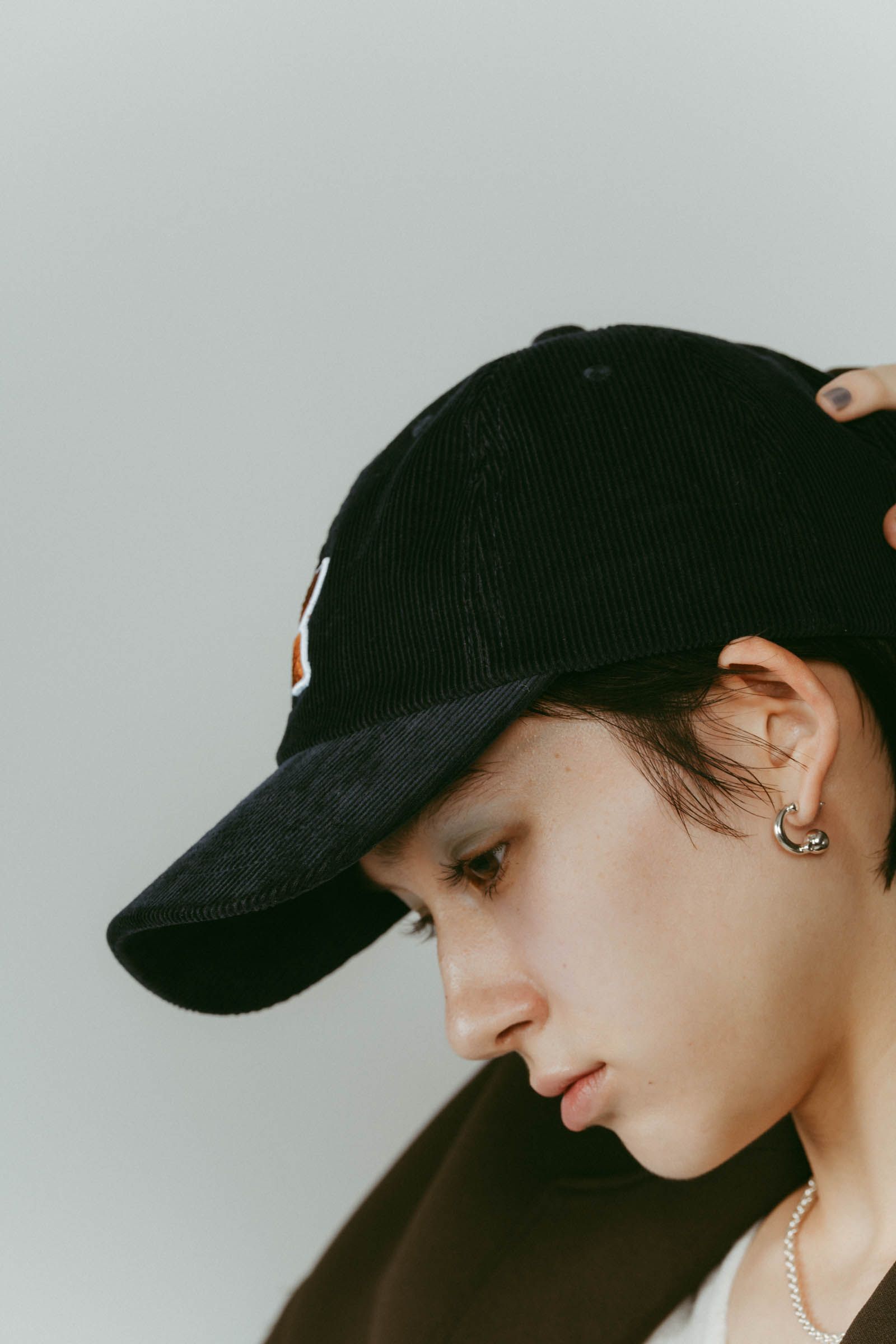corduroy cap / コーデュロイキャップ (ネイビー) / 25AW