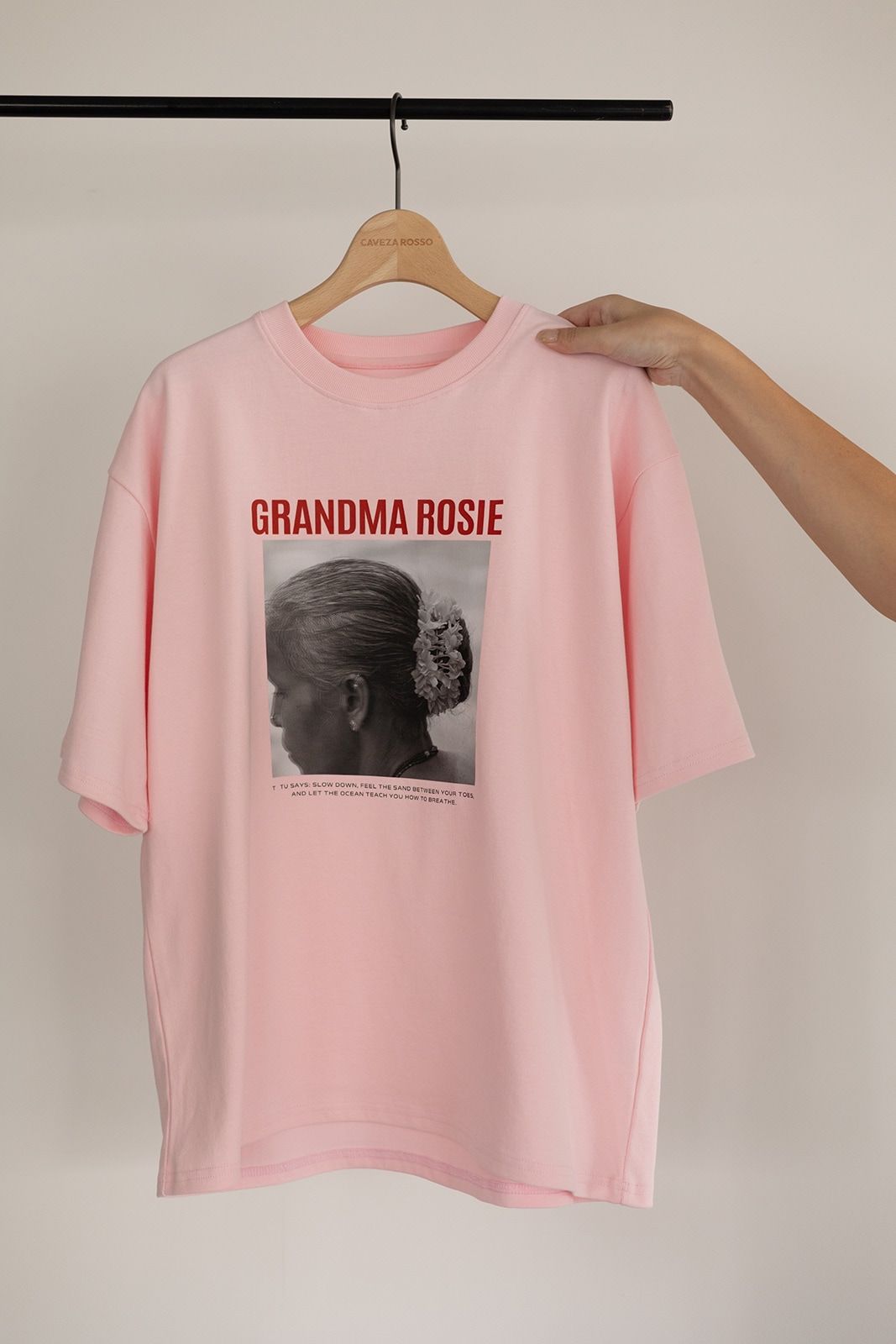 フォトTシャツ (ピンク) GRANDMA ROSIE Photo T-shirt (Pink) /  26SS