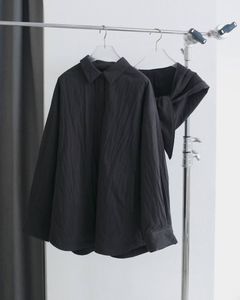 パッデッド フーディ (ブラック) Padded Hoodie Shirts (Black) / 26AW 【6月29日まで期間限定予約】  ànuke