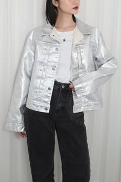 NEW CLASSIC JEAN JACKET / ニュークラシックデニムジャケット / レディース (シルバー)