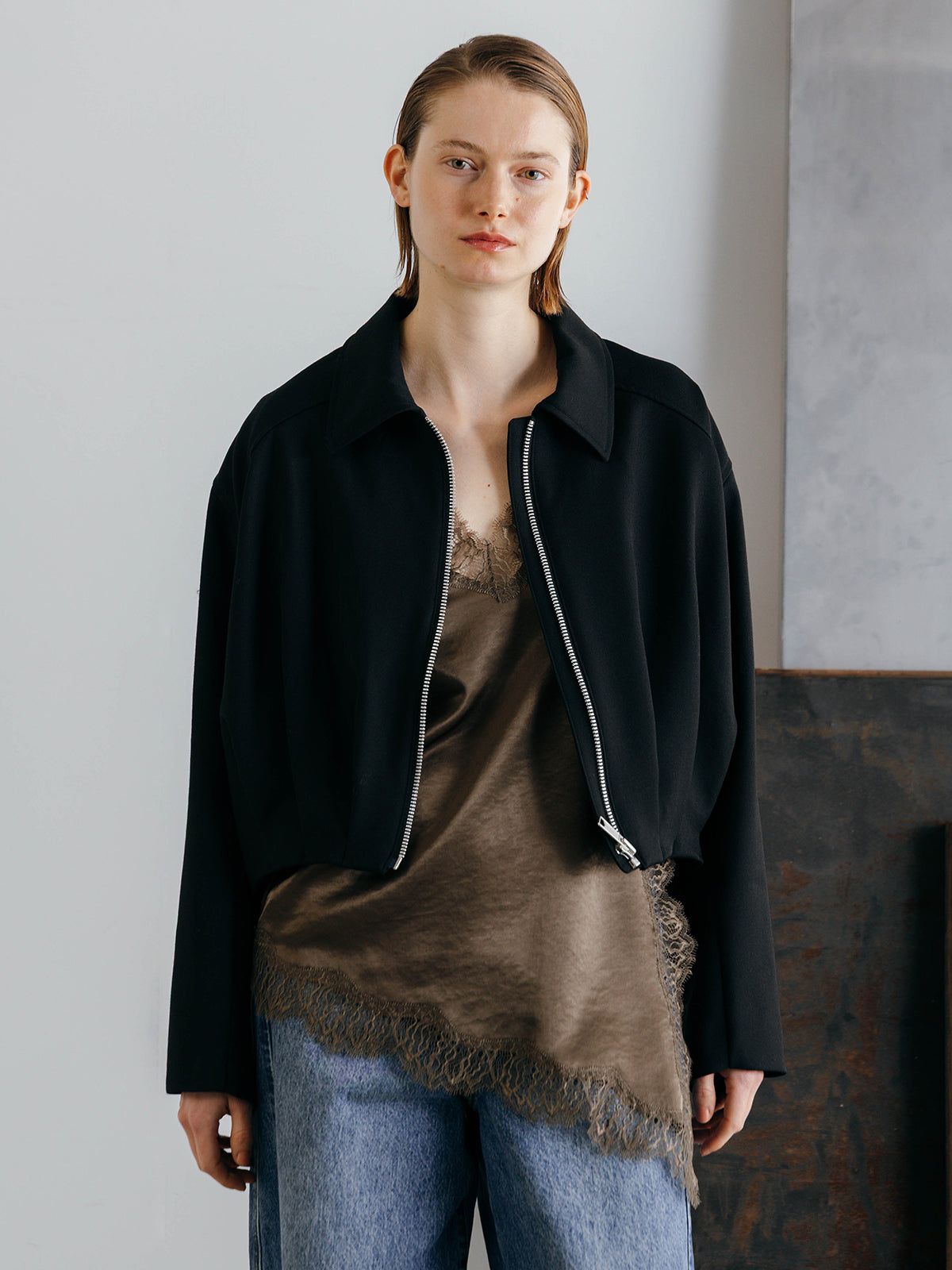 ICHIGUN TUCK JACKET / イチグン タックジャケット (Black) / 26SS