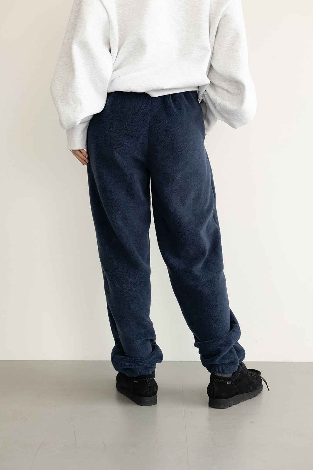 フロントシームフリースパンツ (ネイビー)