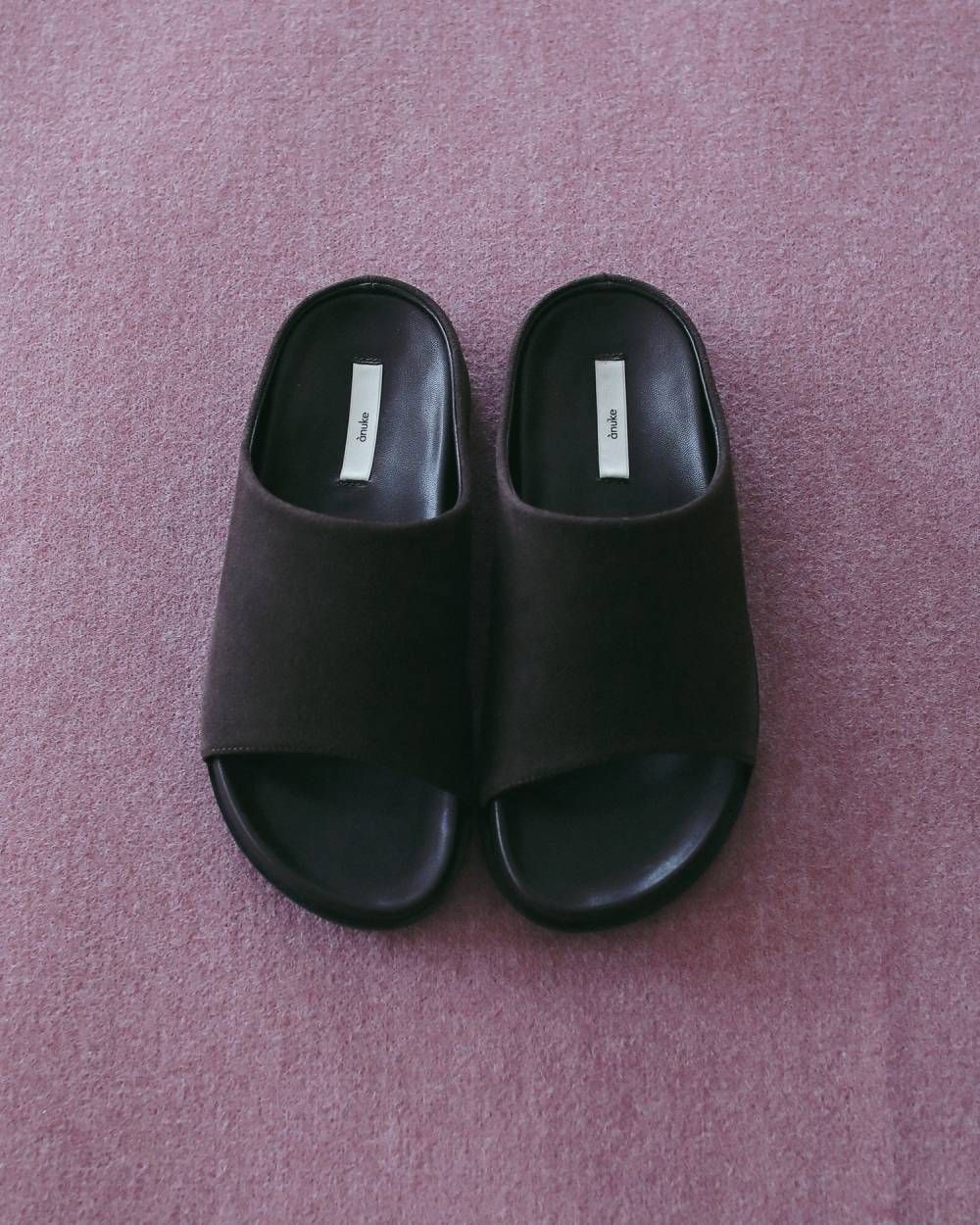 ワイドベルトサンダル (ブラウン) Wide Belt Sandals (Brown) / 27SS