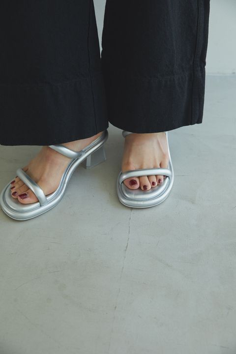 新品未使用RAF SIMONS ASTRAロゴチャームサンダル WHITE じれれ 40