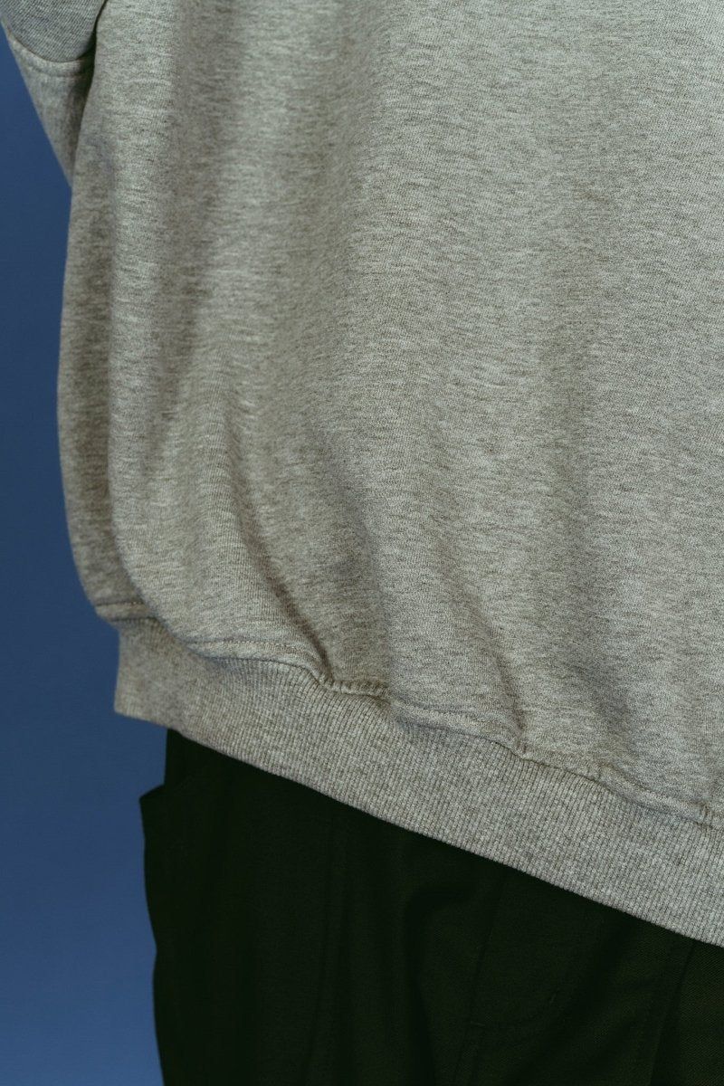 off shoulder vintage sweat (Gray) / オフショルダー ヴィンテージスウェット (グレー) / 26SS