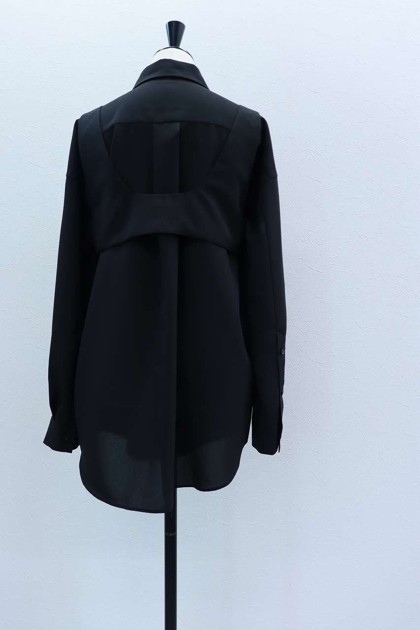 ビスチェ セット ドライシャツ (ブラック) Bustier Shirt (OBlack) / 26AW *