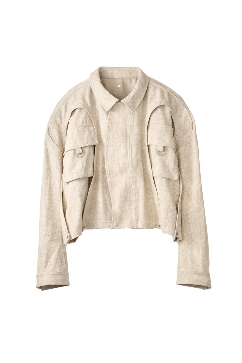 rounded pocket jacket(unisex) (Greige) / ラウンドポケットジャケット (グレージュ) / 26SS