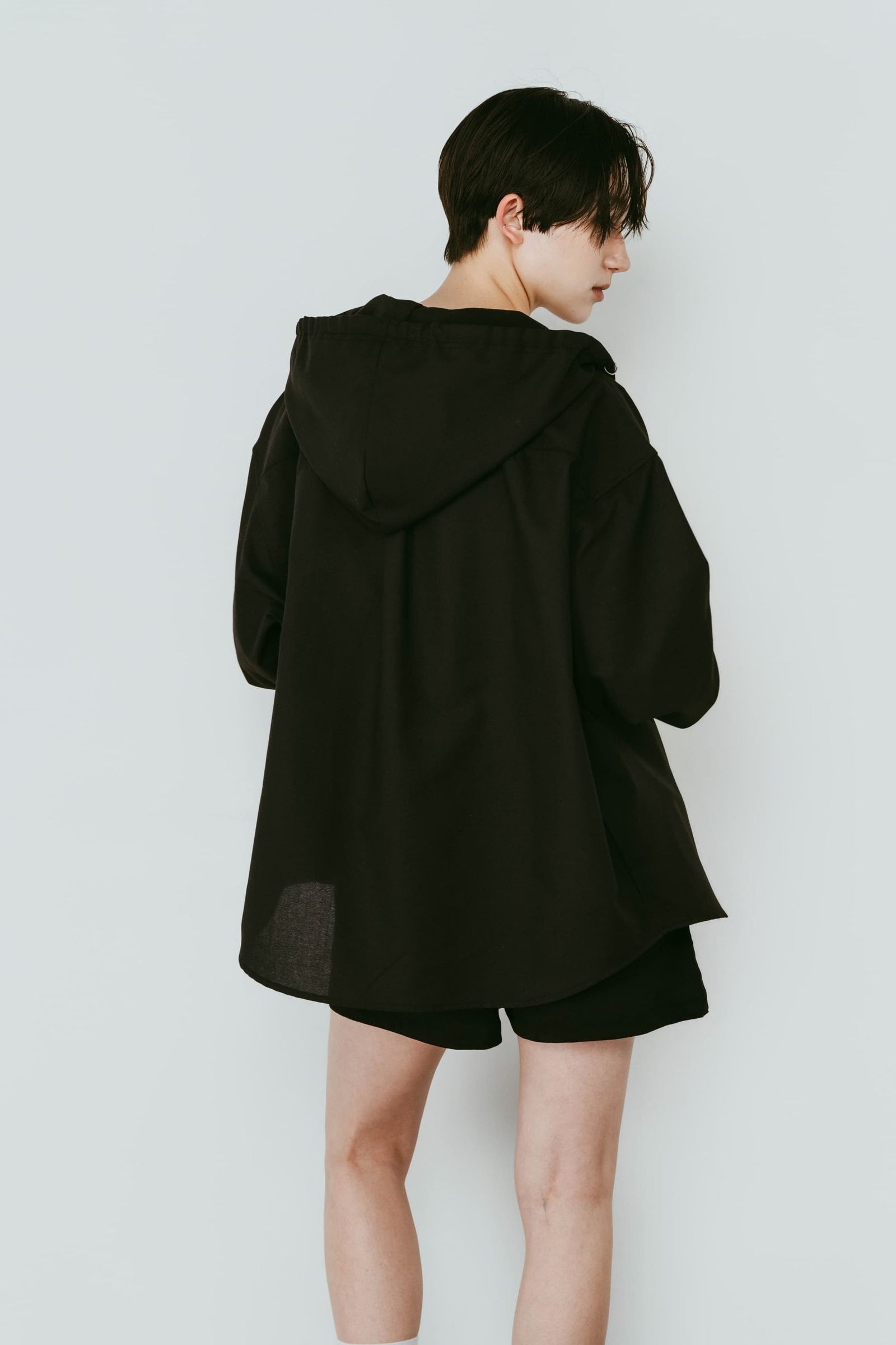 UVプロテクション フーディ (ブラック) UV protection hoodie(unisex) (Black) /  26SS