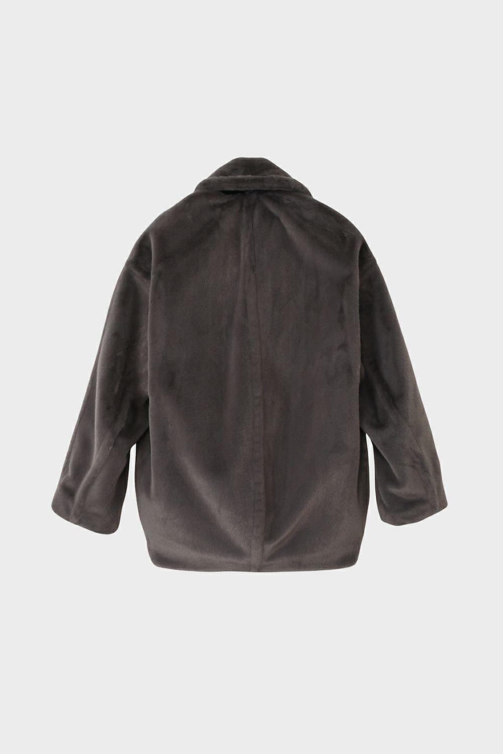 【25AW】BOA MIDDLE COAT / ボアミドルコート (グレー)