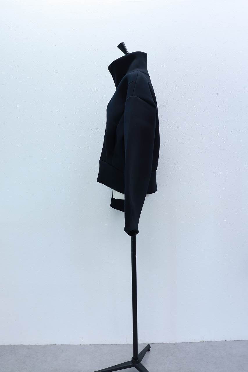 ダブルニットジップブルゾン (ブラック) Double-Knit Zip-Up Blouson (Black) / 26AW