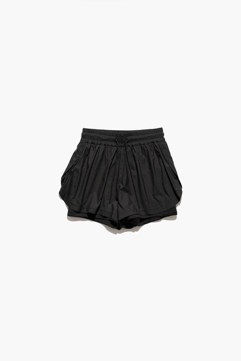 LAYARED ACTIVE SHORTS / レイヤード アクティブショーツ (ブラック) / レディース