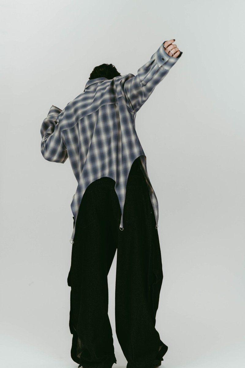 design overshirt (Blue) / デザインオーバーシャツ (ブルー) / 26SS