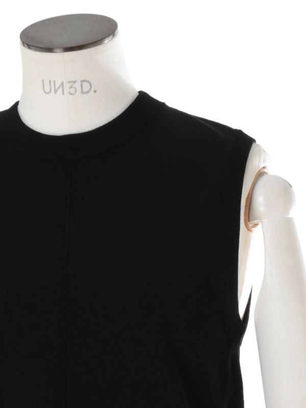 BASIC KNIT TT / ベーシックニットタンクトップ (ブラック)