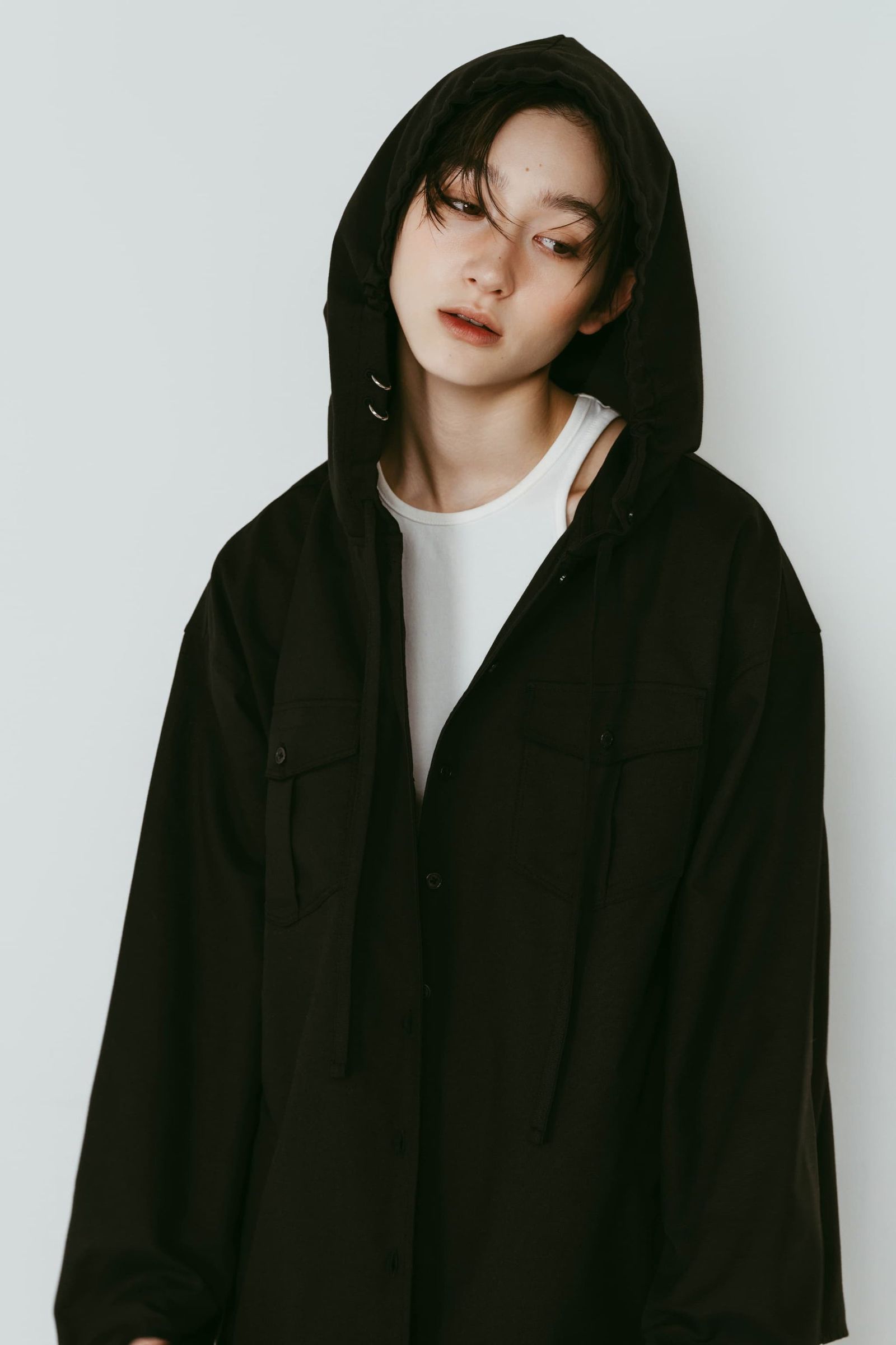 UVプロテクション フーディ (ブラック) UV protection hoodie(unisex) (Black) /  26SS