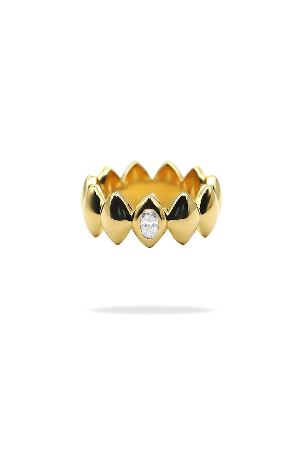 KORŌNĒ WIDE RING / コローン ワイド リング STERLING SILVER 925 (ゴールドベルメイユ)