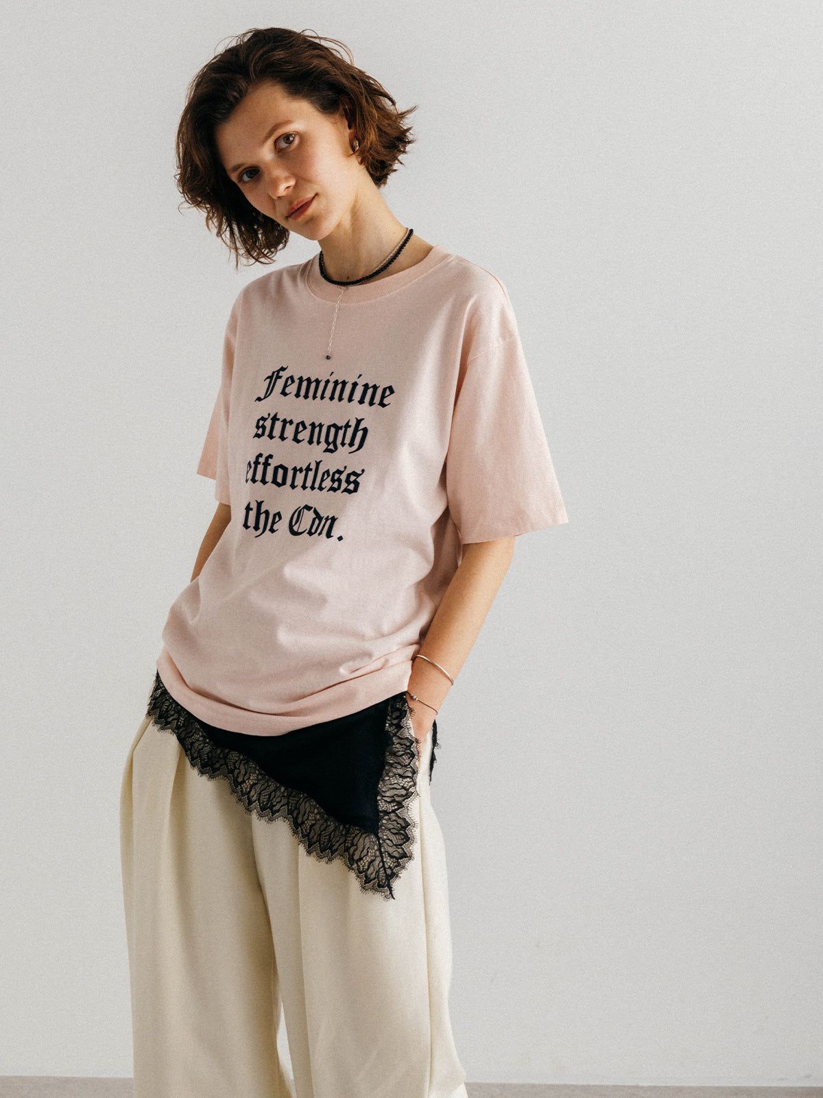 パーマネント Tシャツ (FLOCKY OLD ENGLISH) PARMANENT TEE (FLOCKY OLD ENGLISH) /  26SS