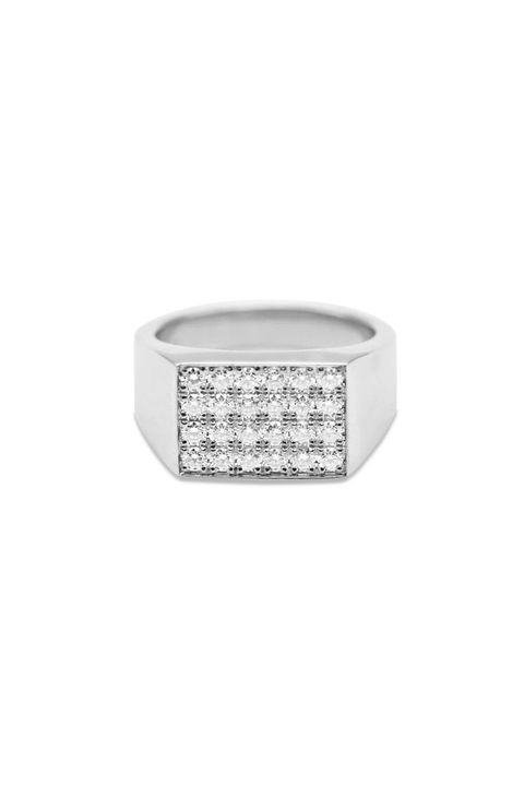 RECTANGLE MOISSANITE RING / レクタングル モアサナイト リング STERLING SILVER 925 (シルバー)