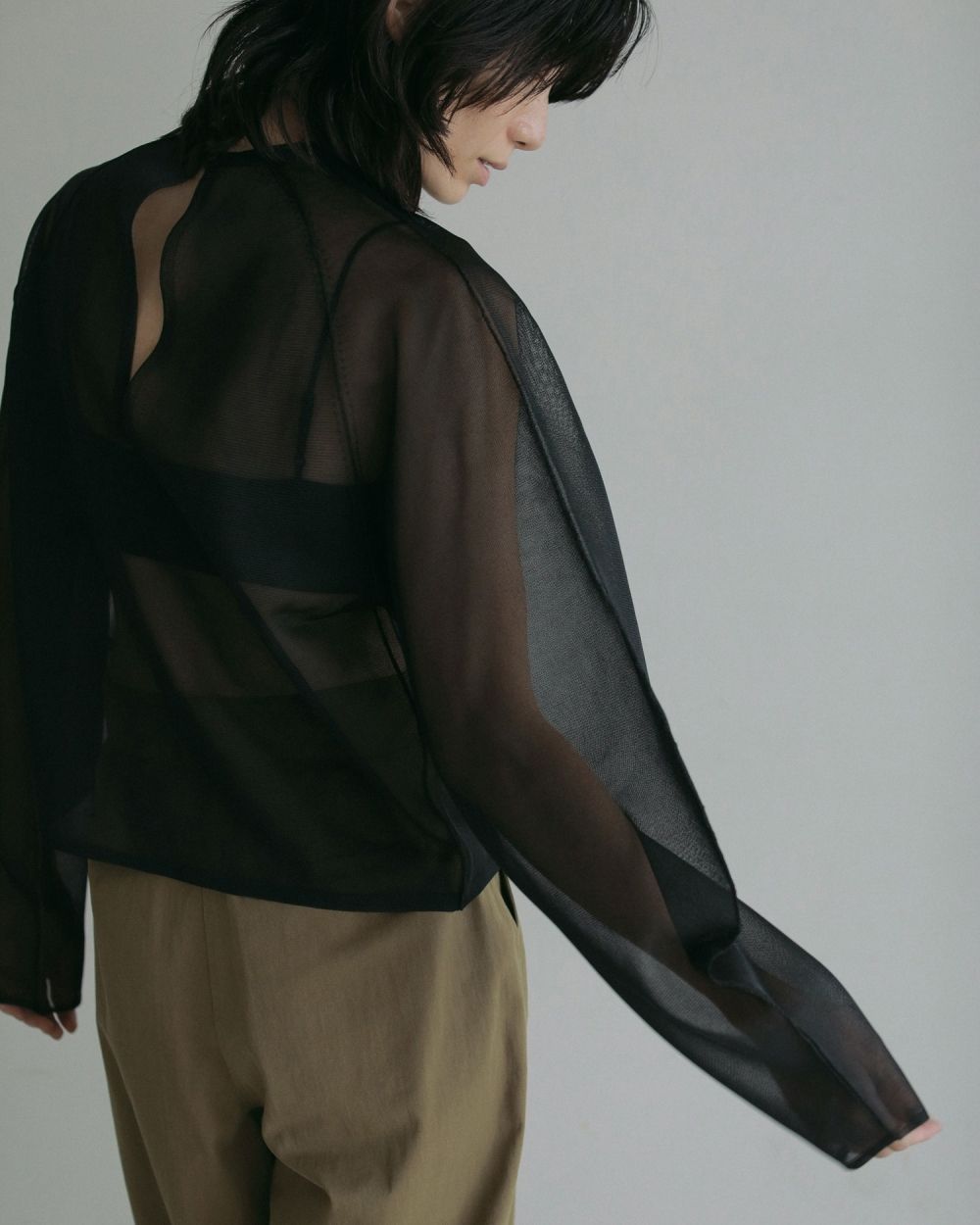 Cupin Tube Bratop (Black) / カップインチューブブラトップ (ブラック) / 26SS