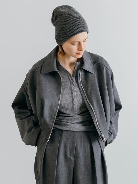 ICHIGUN TUCK JACKET / イチグン タックジャケット (Gray) / 26SS