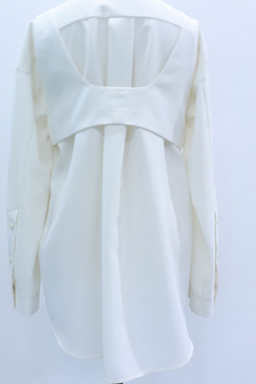 ビスチェ セット ドライシャツ (オフホワイト) Bustier Shirt (Off White) / 26AW *