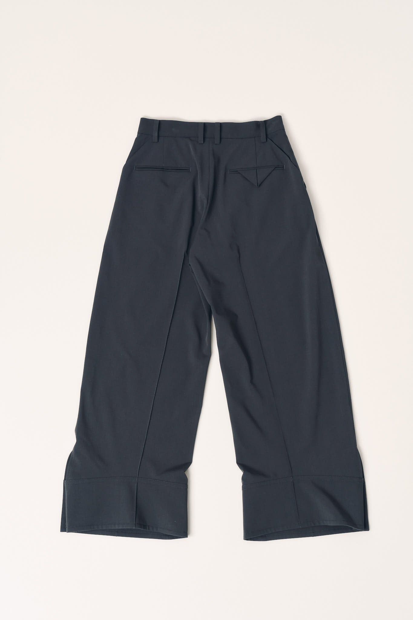ダブルヘムトラウザー (グレー) double hem trousers(unisex) (Gray) / 26AW