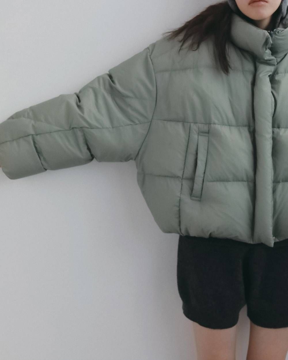 スタンドカラーダウンジャケット (オリーブ) Standcollar Down Jacket (Olive) / 26AW 【6月29日まで期間限定予約】