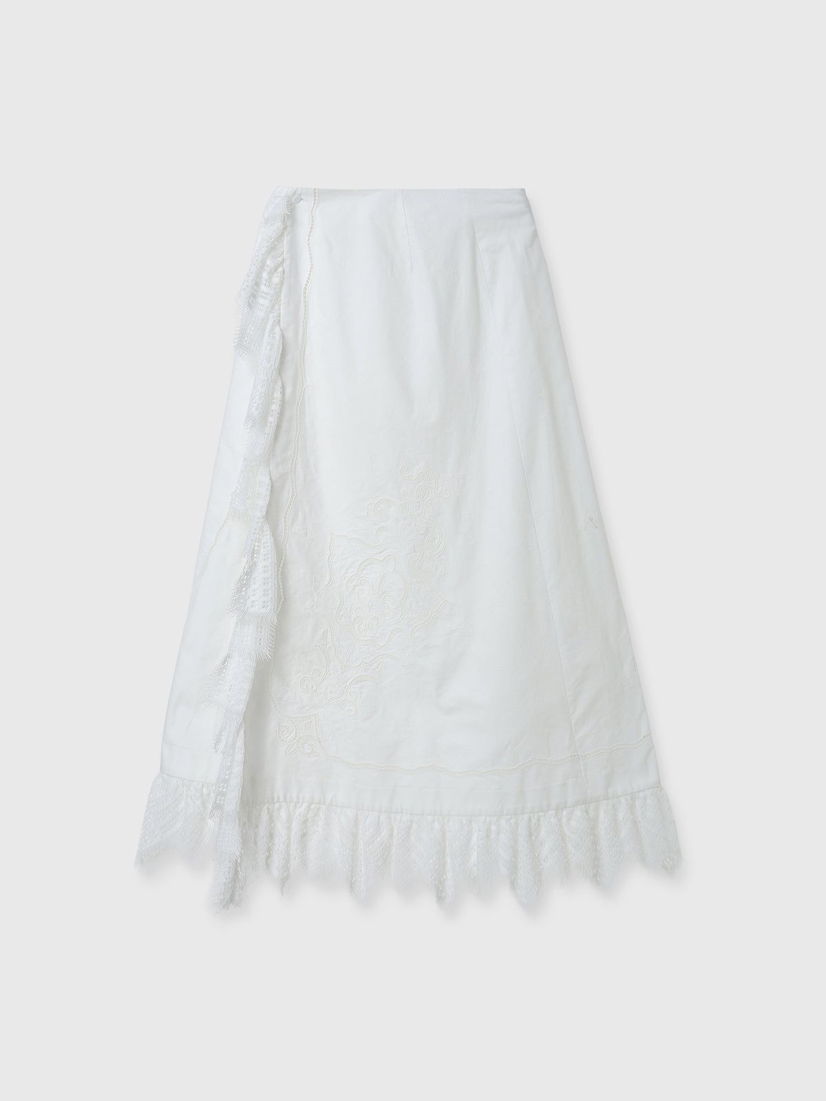 【25AW】VENEZIA LACE SKIRT / ヴェネツィアレーススカート (ホワイト)