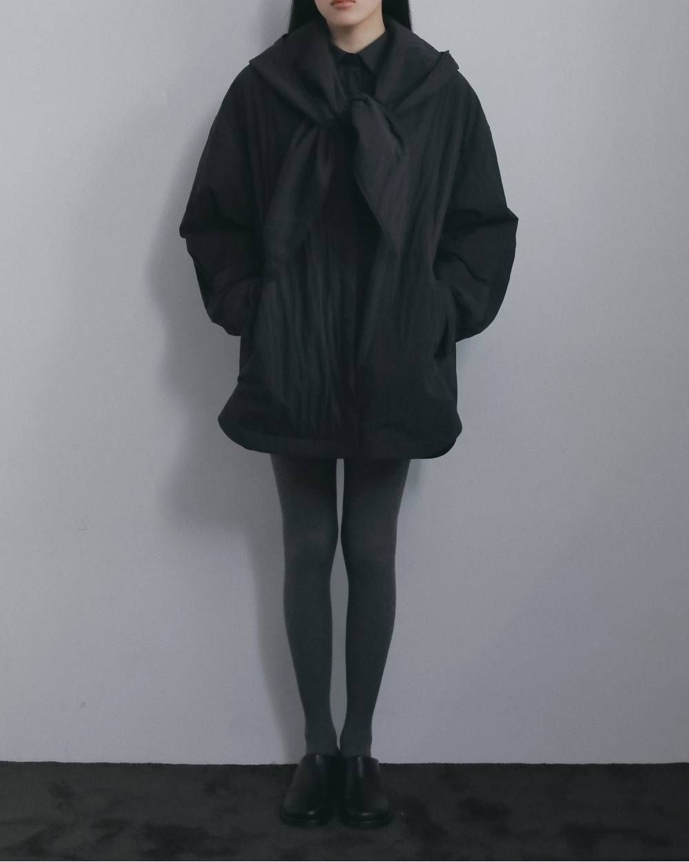 パッデッド フーディ (ブラック) Padded Hoodie Shirts (Black) / 26AW 【6月29日まで期間限定予約】