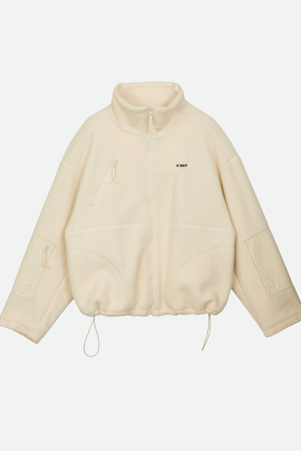 NOUNLESS OVER FLEECE JACKET (MILK) / オーバーフリースジャケット ミルク