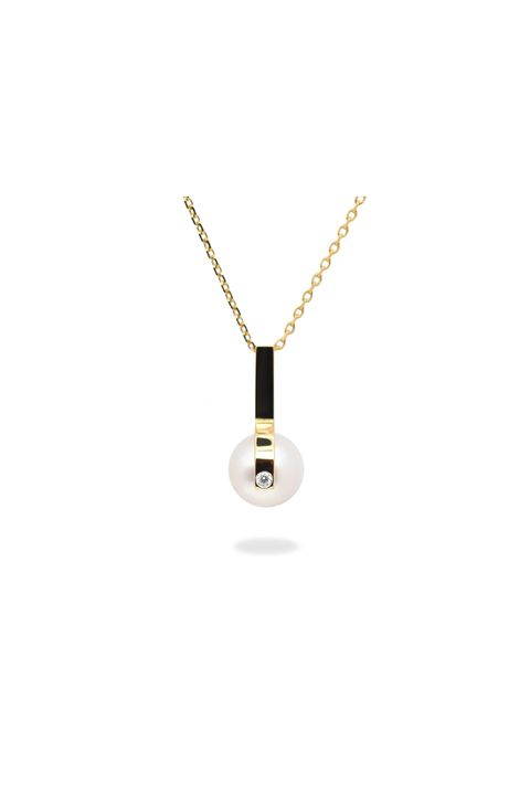 STRING AKOYA PEARL NECKLACE / ストリング アコヤ パール ネックレス K10/K18 (イエローゴールド)