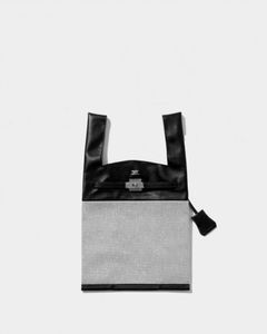 large market bag canvas combi / ラージマーケットバッグ キャンバスコンビ (ブラック)