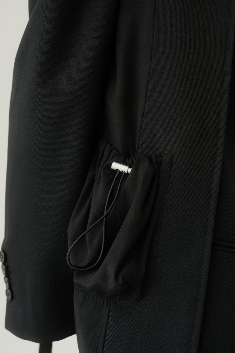 2piece custom jacket(unisex) / 2ピース カスタム ジャケット (ブラック) / 25SS