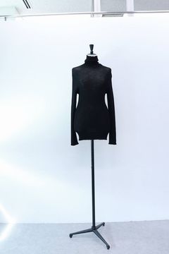 ホールガーメントニットトップス (ブラック) WHOLEGARMENT knit top (Black) / 26AW
