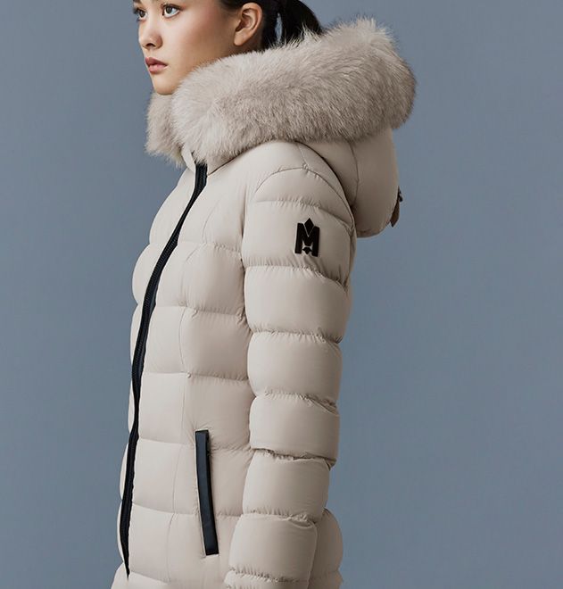 MACKAGE - 【2025AW】CALLA-BX / ファー付きストレッチダウン