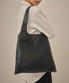 ラウンドハンドルトートバッグ (ブラック) Round-handle Tote Bag (Black) /  26AW