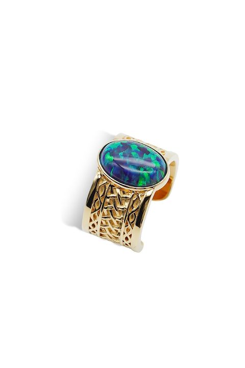 ARCHAIC MURAL OPAL RING / アルカイック ミューラル オパール リング STERLING SILVER 925 (ゴールドベルメイユ)