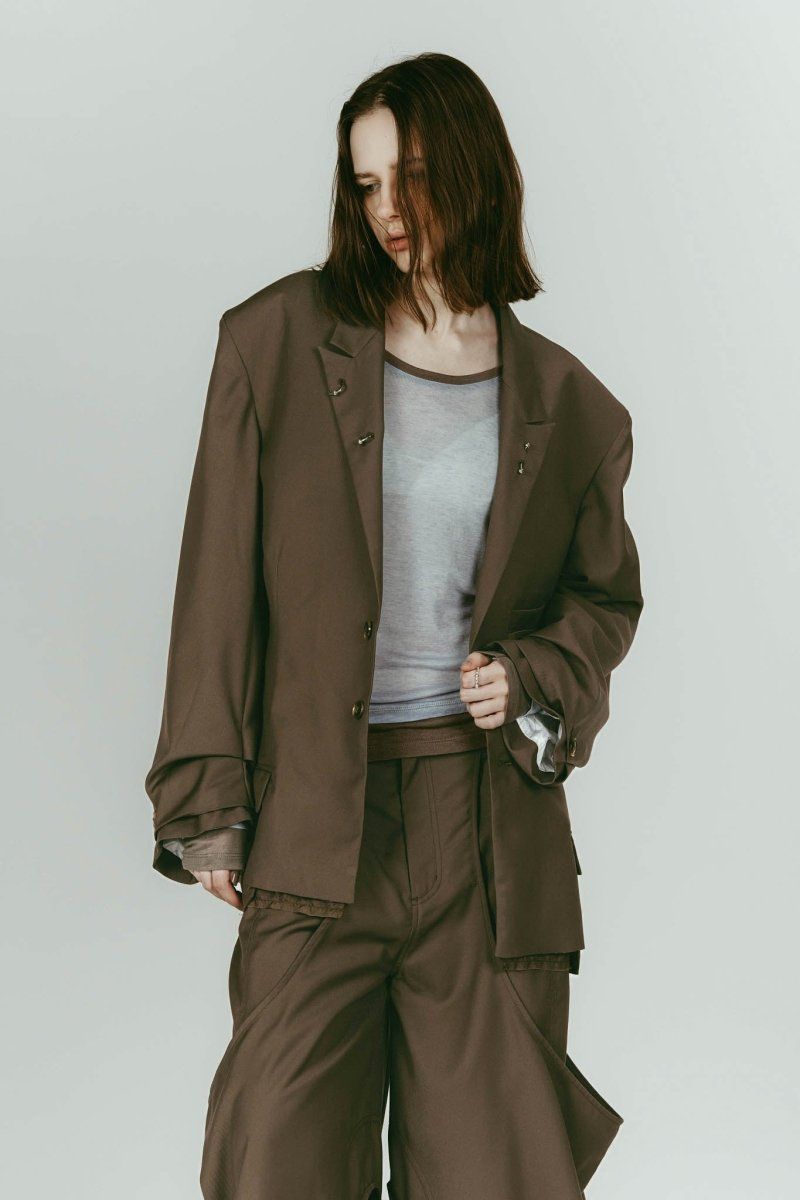 vintage tailored jacket (Brown) / ヴィンテージ テーラードジャケット (ブラウン) / 26SS