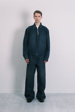 ユーティリティ ジーンジャケット (ダークブルー) UTILITY JEAN JACKET (Dark blue) /デニムジャケット / Gジャン / メンズ / ユニセックス