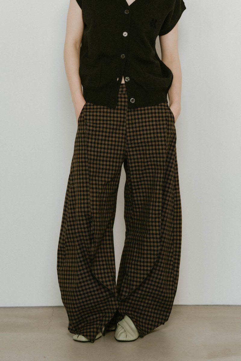 Knuth Marf - slit deformed pants(unisex) / スリット ディ