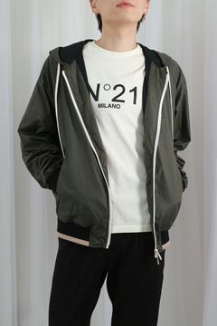 PALM TREE HOODED JACKET / パームツリーフードジャケット / メンズ (ミリタリーグリーン)
