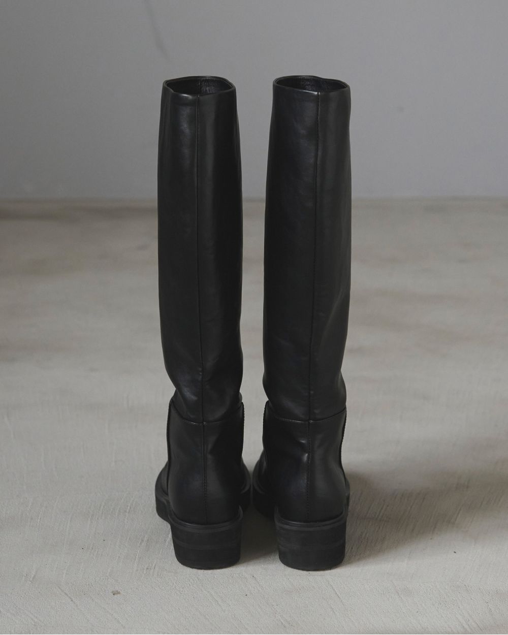 Ecoleather Long Boots / エコレザー ロングブーツ (ブラック)