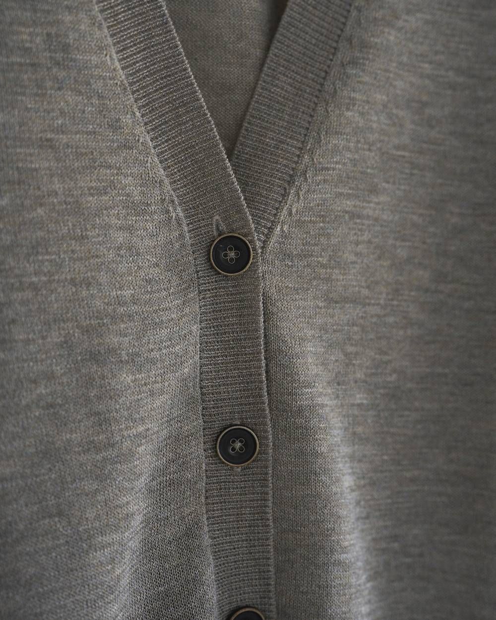 ハイゲージ シアーカーディガン (グレージュ) Highgauge Sheer Cardigan (Greige) / 26SS