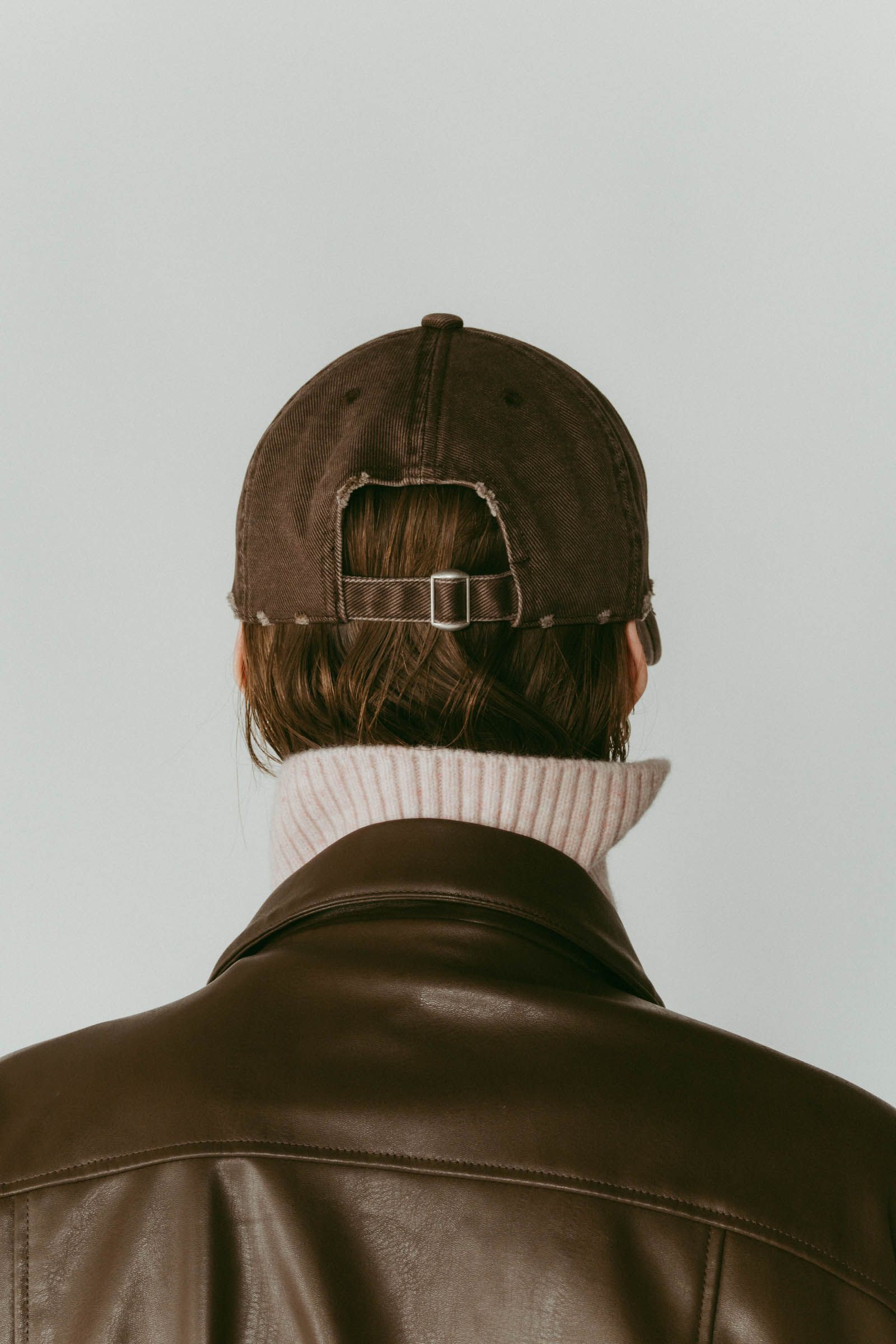 k motif damage cap / Kモチーフ ダメージキャップ (ブラウン) / 25AW