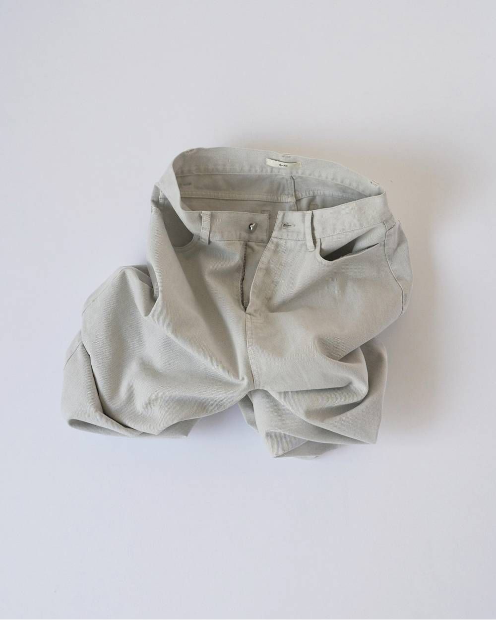 Wide Cocoon Denim / ワイドコクーン デニムパンツ (L/gray) / 26SS
