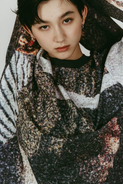 プリントロングスリーブTシャツ (パリ) scenery print long sleeve tee (Paris) /  26SS