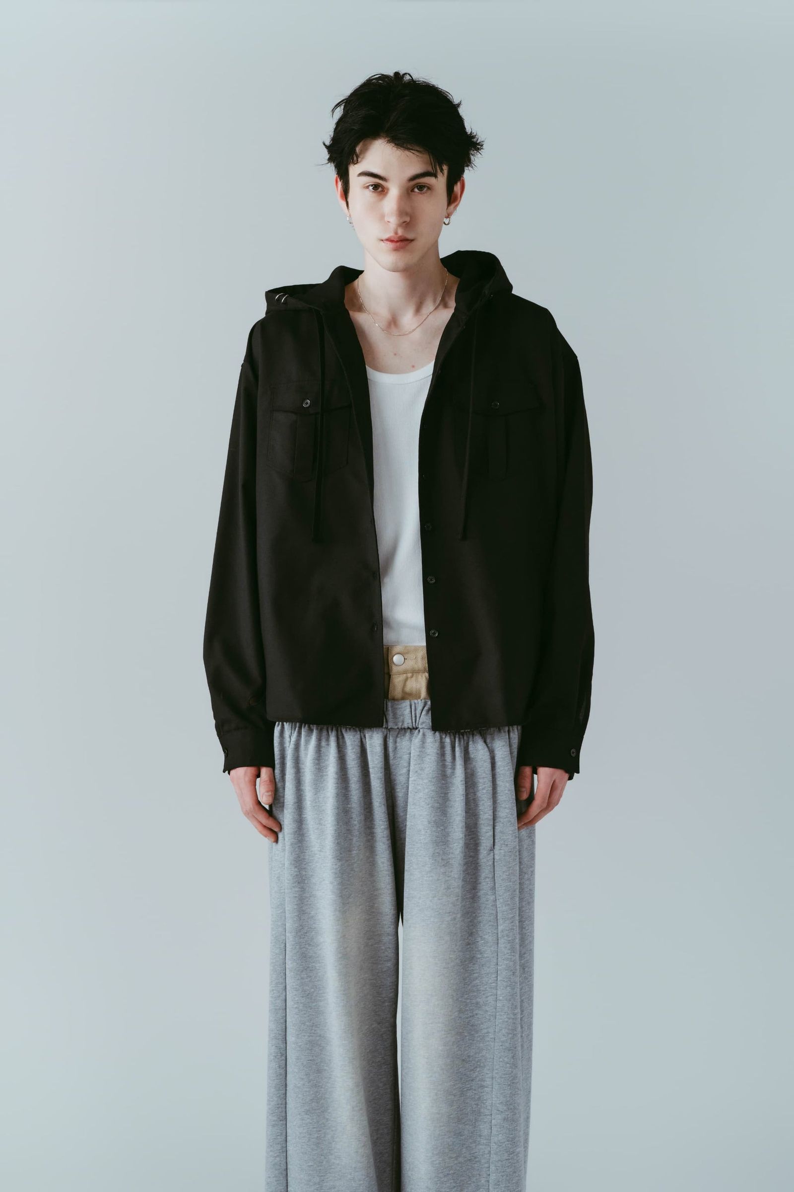 UVプロテクション フーディ (ブラック) UV protection hoodie(unisex) (Black) /  26SS