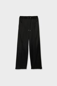 【25SS】STIN RELAX PANTS / サテンリラックスパンツ (ブラック)
