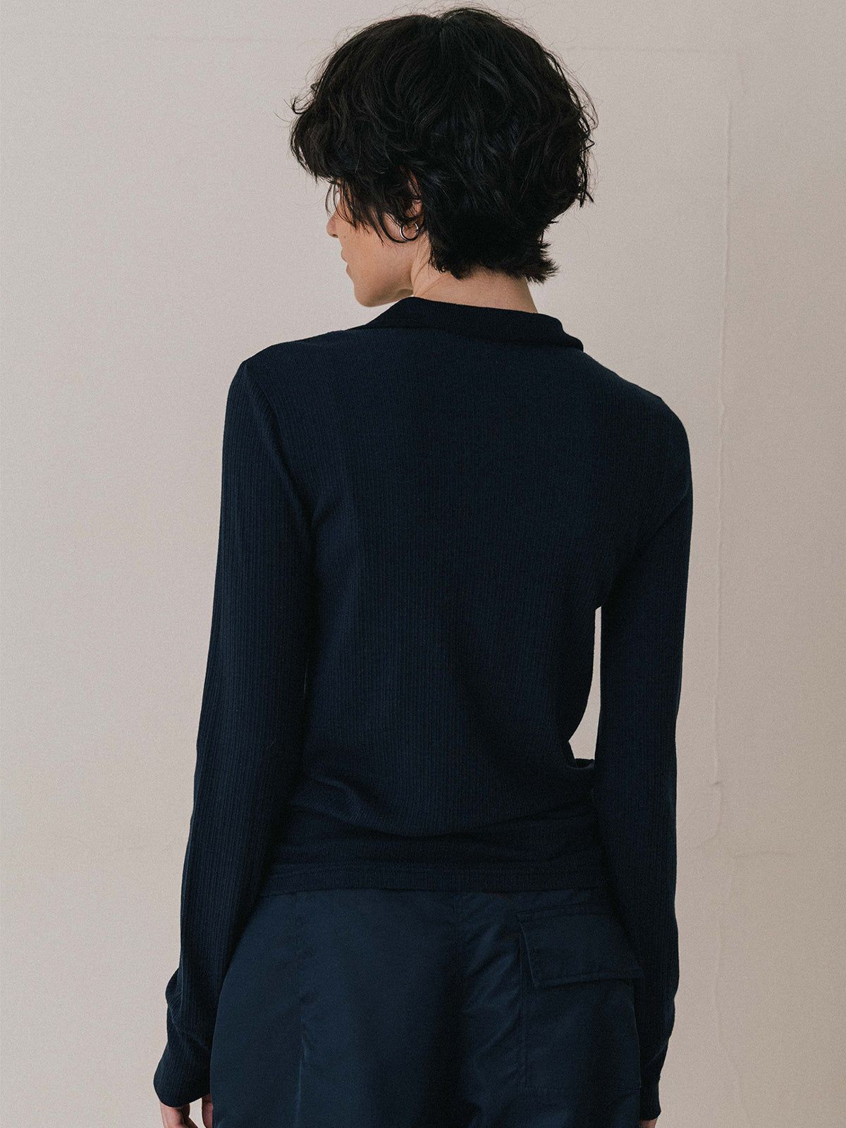 【25AW】ROLAND POLO / ローランドポロシャツ (ネイビー)